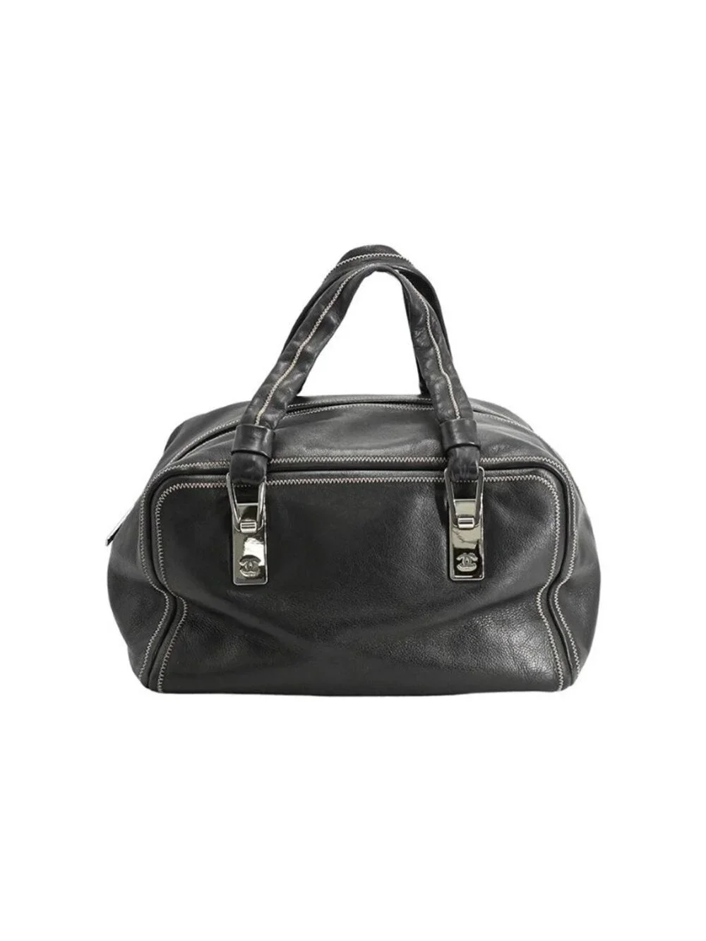 Chanel Boston Bag Travel Bags Black